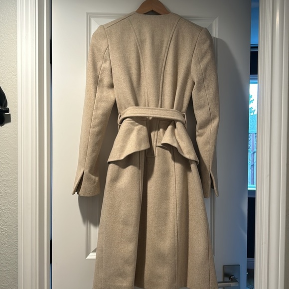 H&M Wool Coat with Tie Waist - Picture 2 of 5